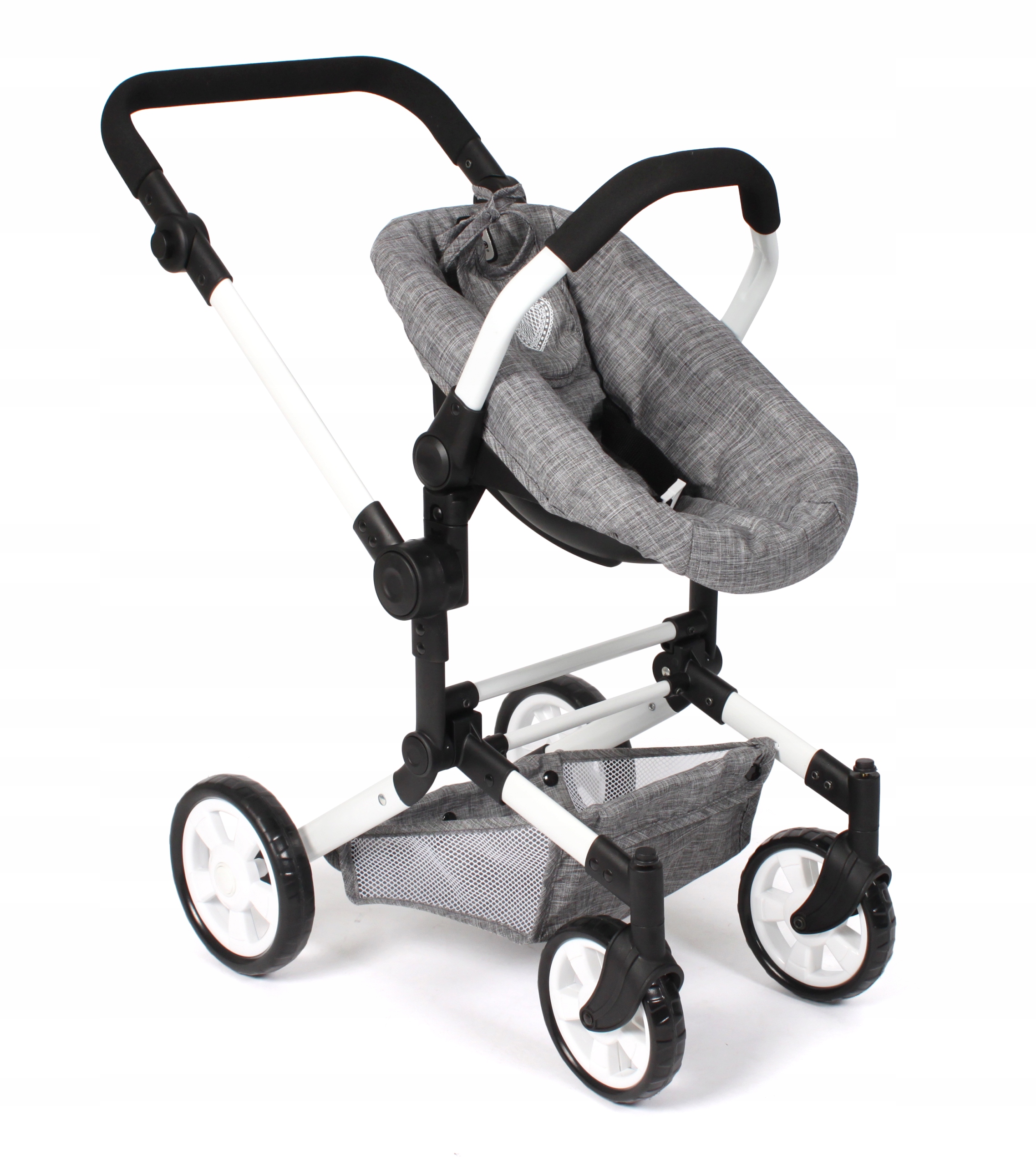 Wózek dla lalki zestaw 3 w 1 Bayer Chic Jeans Grey OPIS! Rodzaj zestaw 3 w 1