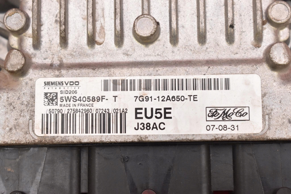 control unit computer of the engine 7G91-12A650-TE FORD S-MAX MK1 1.8 TDCI 125 KM
