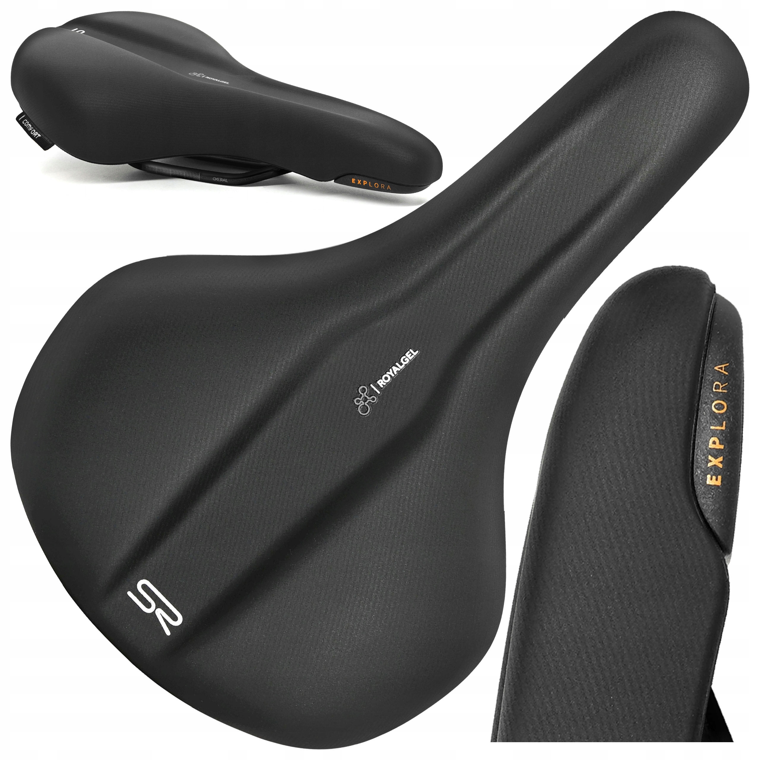 Siodełko Rowerowe Selle Royal Explora Athletic Royal Gel Żelowe Trekkingowe
