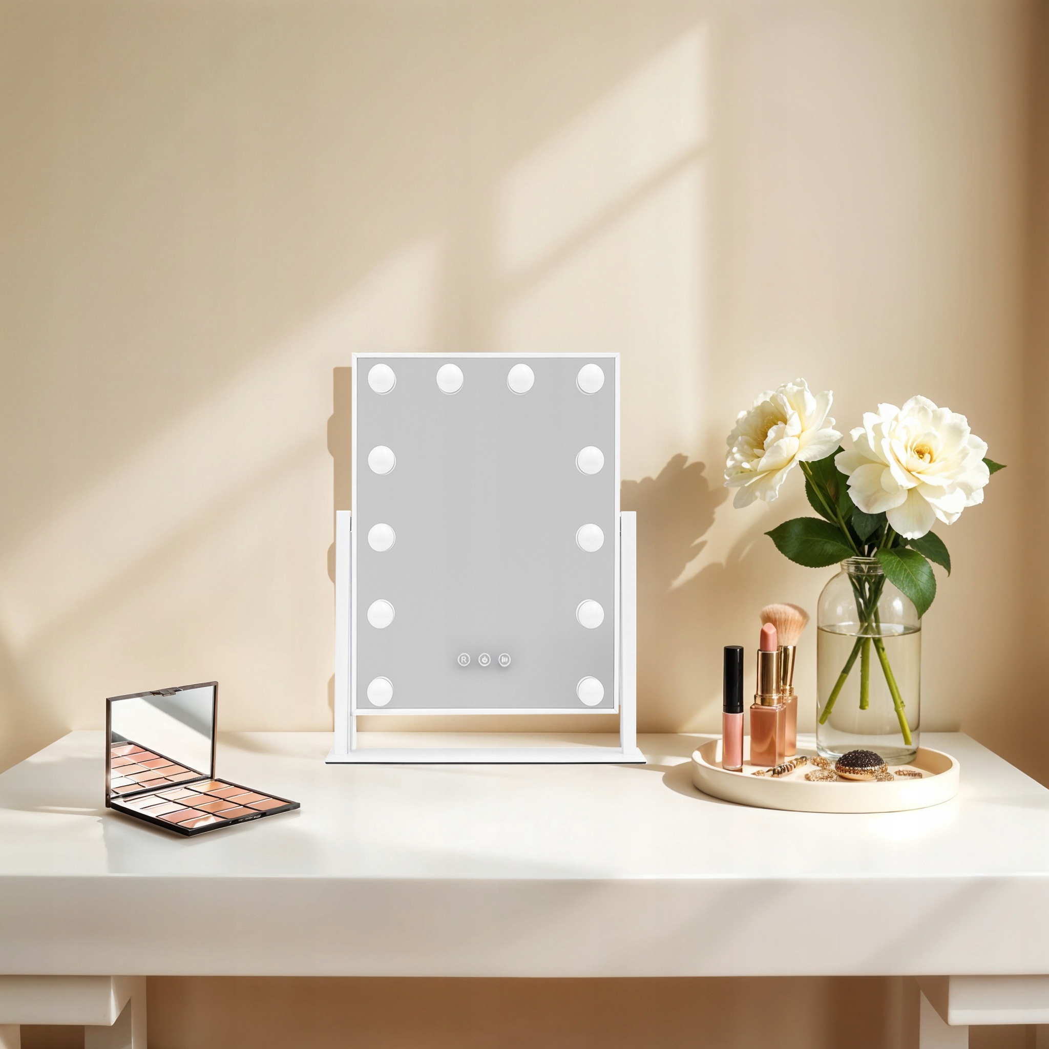 Zrcadlo na líčení Hollywood Bílé dárek Den matek Den dětí