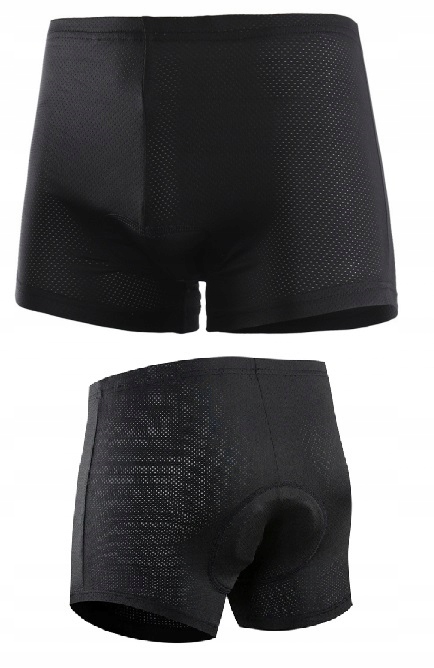 SPODENKI ROWEROWE KOLARSKIE MĘSKIE BOKSERKI Z WKŁADKĄ 3D ŻELOWĄ SZORTY L Model Spodenki