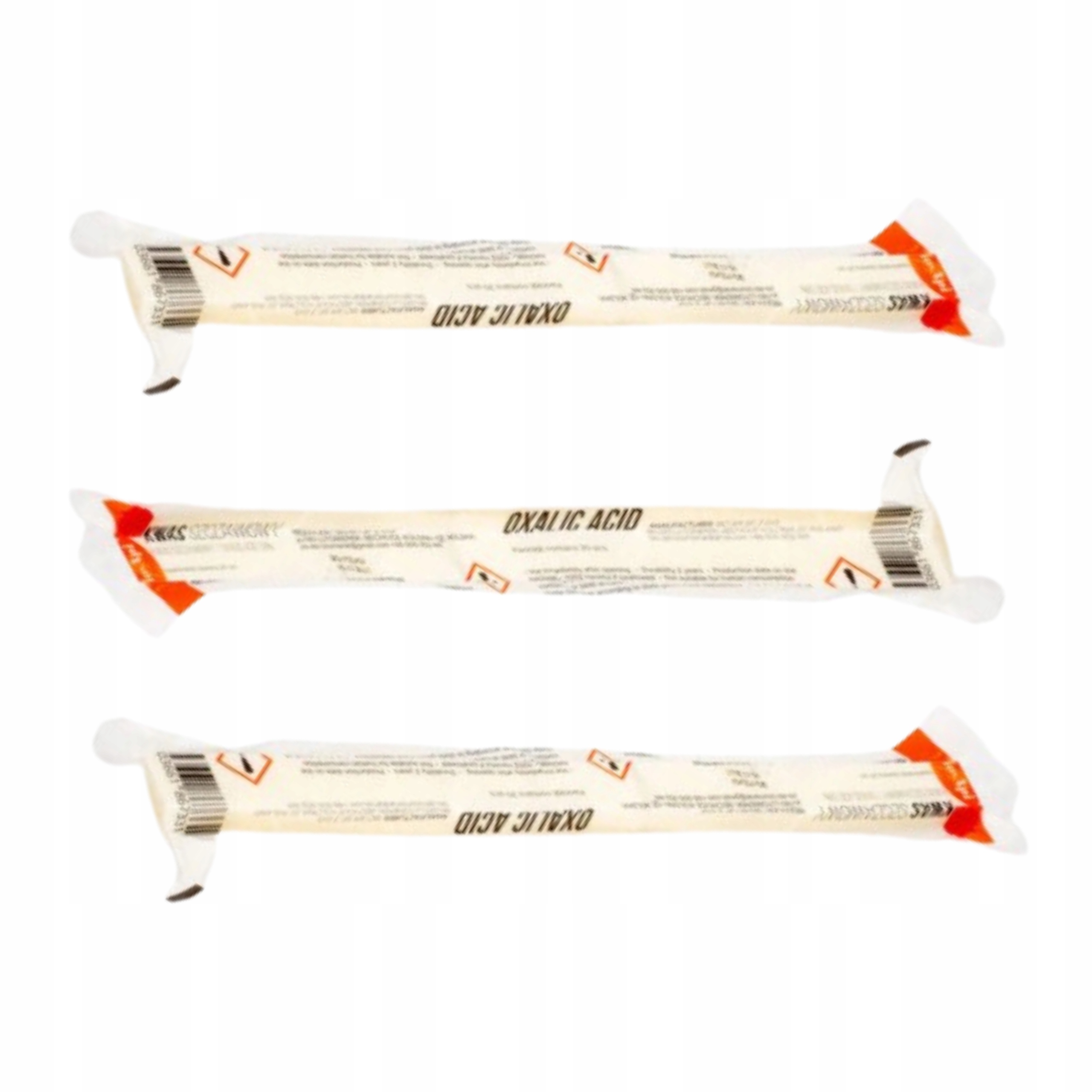Kyselina šťavelová, napuštěné glycerinové proužky – 3 balení 60 proužků