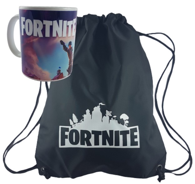 

Zestaw Kubek Worek dla fana Fortnite