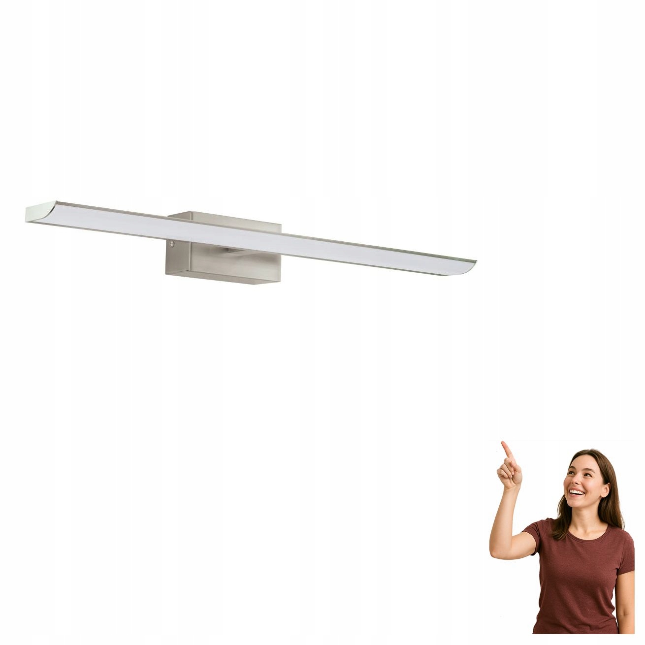 Kúpeľňové nástenné svietidlo nad zrkadlo Led 3x3,2W Tabiano 94615 Eglo