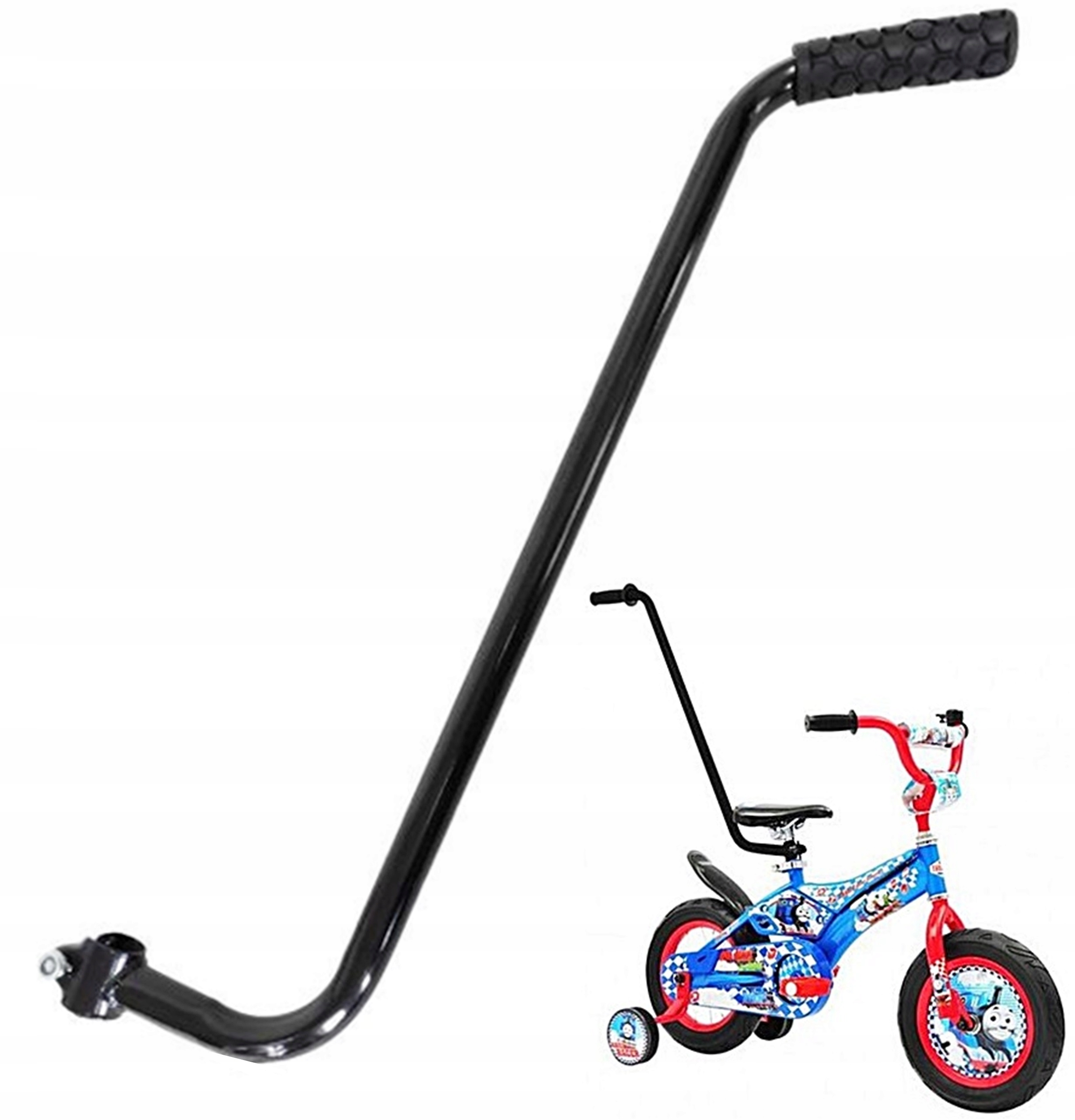 

Pchacz Prowadnik Roweru Kij Rączka Uchwyt Do Nauki