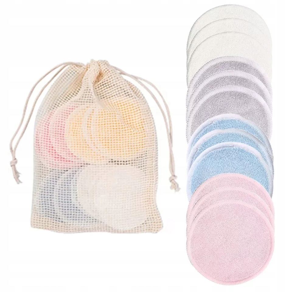 

Wielorazowe Waciki Kosmetyczne Do Demakijażu 10SZT