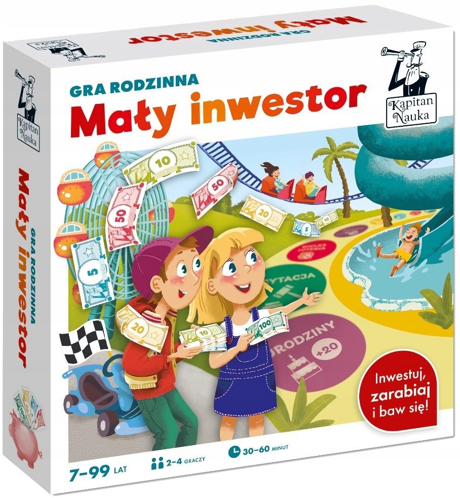 Gra Planszowa Dla Dziecka Planszówka Towarzyska Gra Kapitan Nauka inwestor