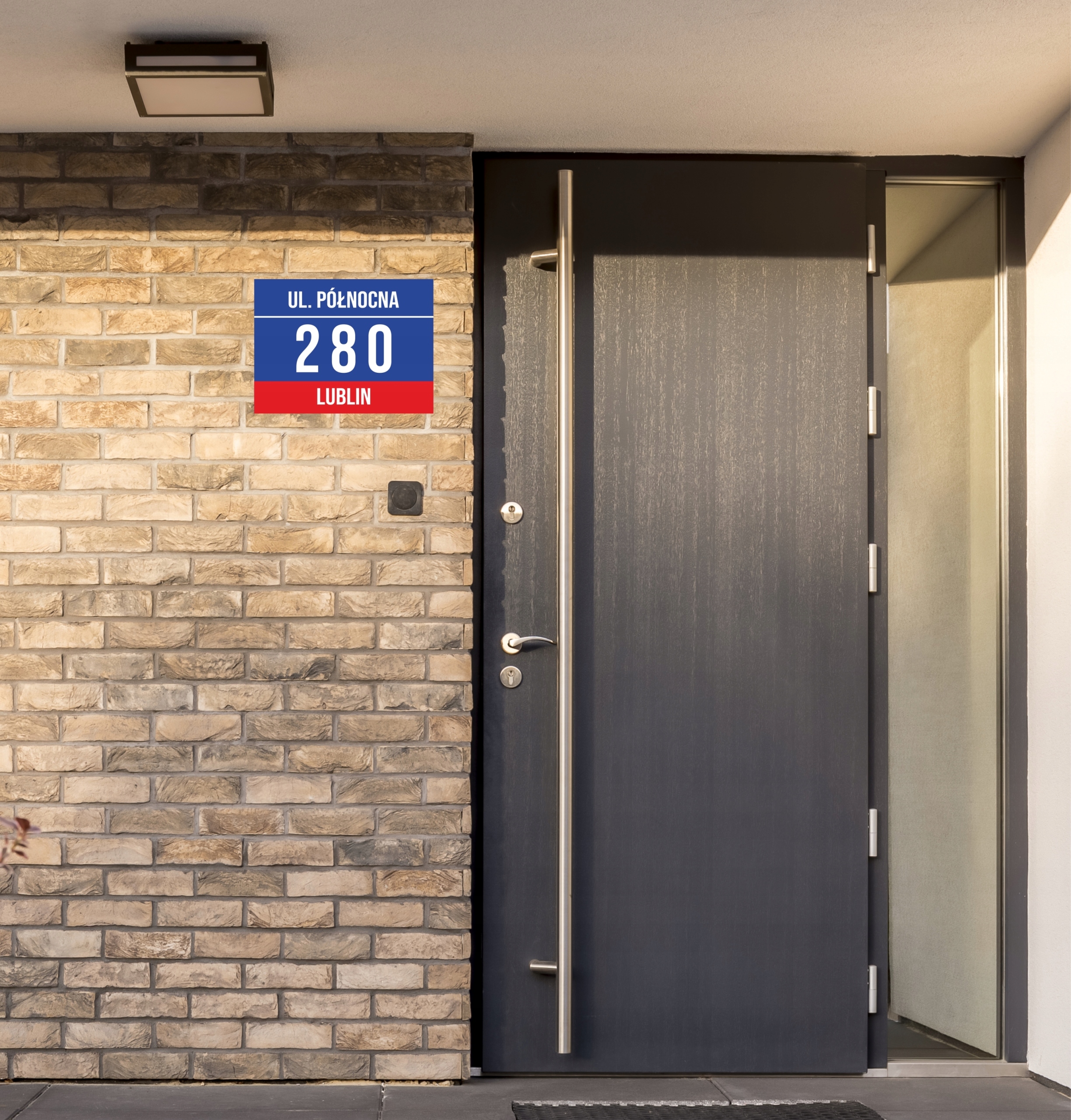 Tabliczka ADRESOWA Numer DOMU 40x30 cm PCV Numer DOMU Kod producenta tabliczka-40x30