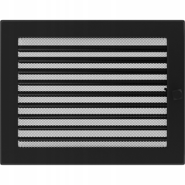 

Kratka Kominkowa Wentylacyjna 22x30 Czarna Żaluzja