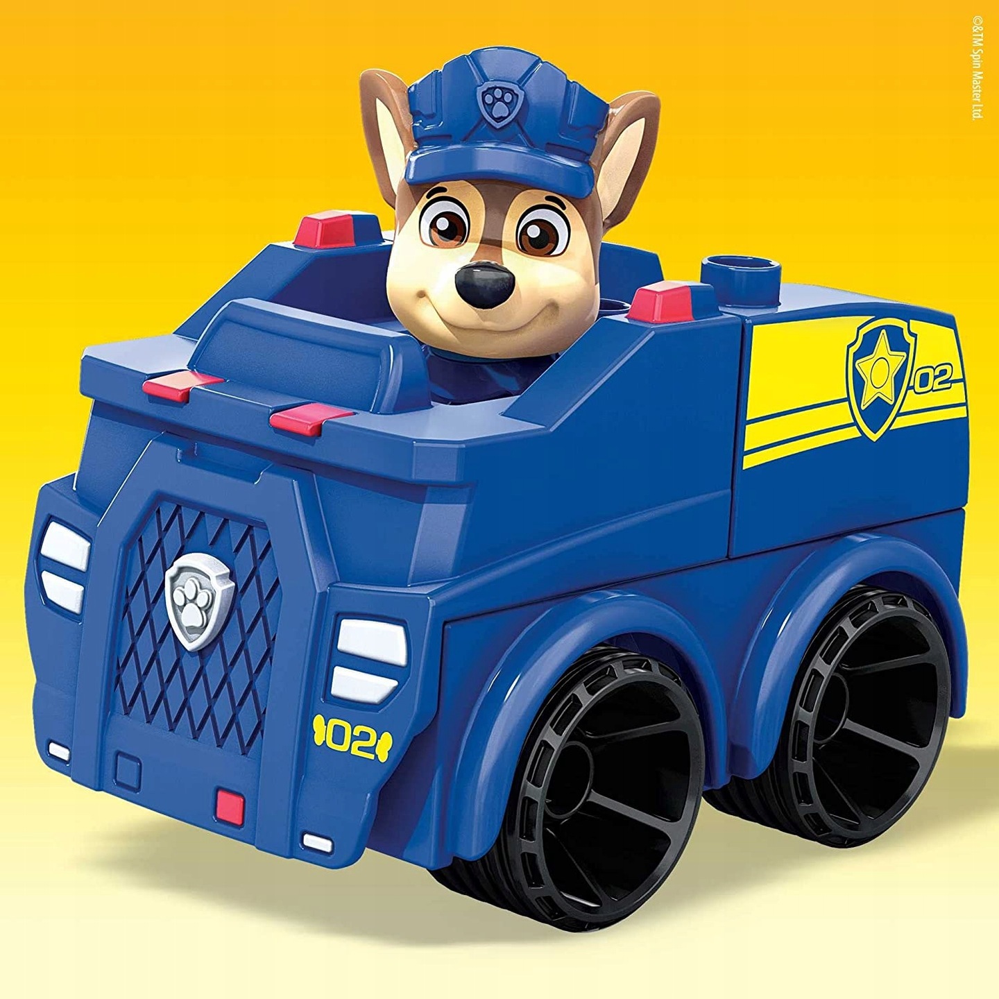 MEGA BLOKS PSI PATROL RADIOWÓZ PATROLOWY CHASE ZESTAW KLOCKÓW KLOCKI Liczba elementów 10 szt.