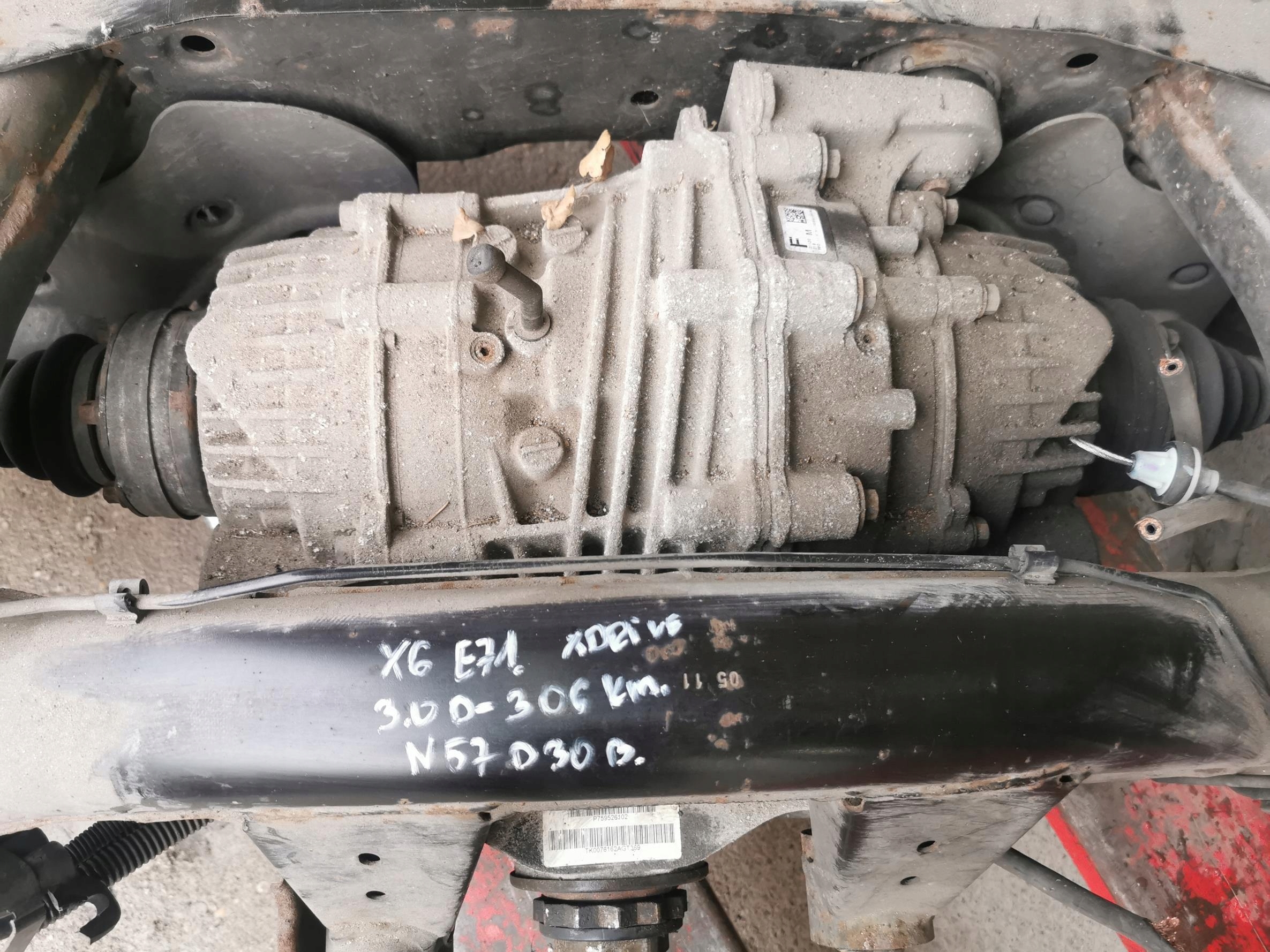 sususpension rear. complete XDRIVE BMW X6 E71 3.0D 306KM 3.15