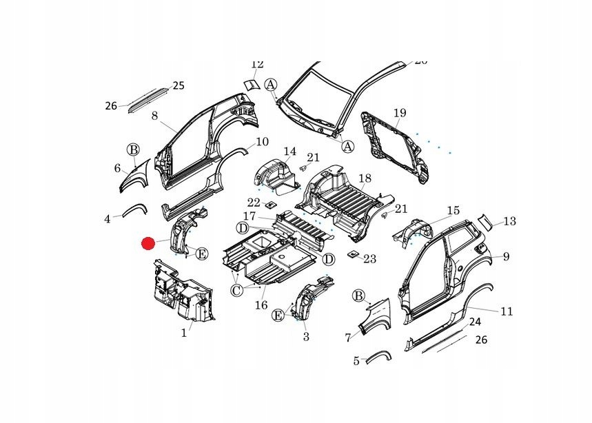 NADKOLE PRZEDNIE PRAWE LIGIER JS60