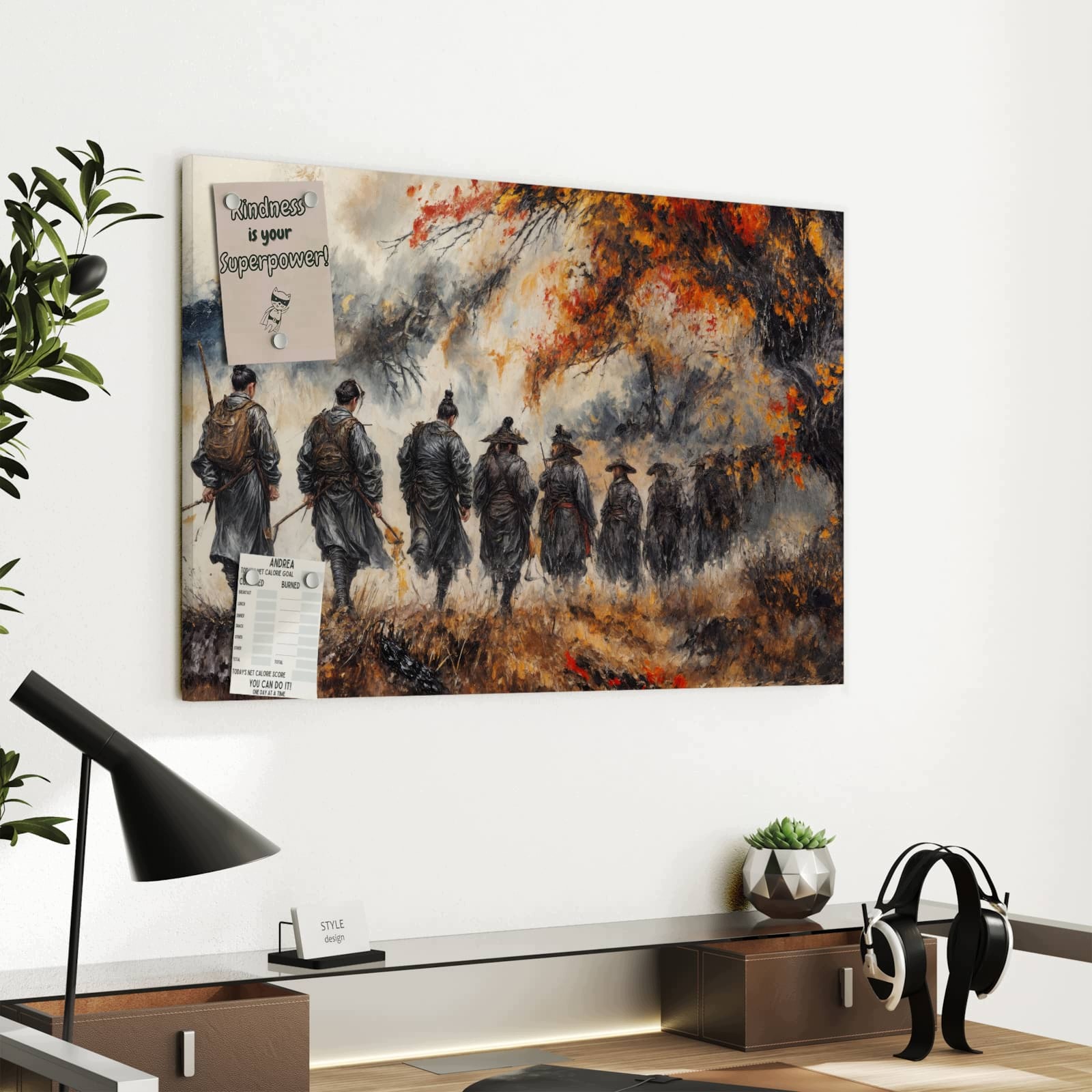 Magnetická tabule Sily specjalne Podzim 60 × 40 cm