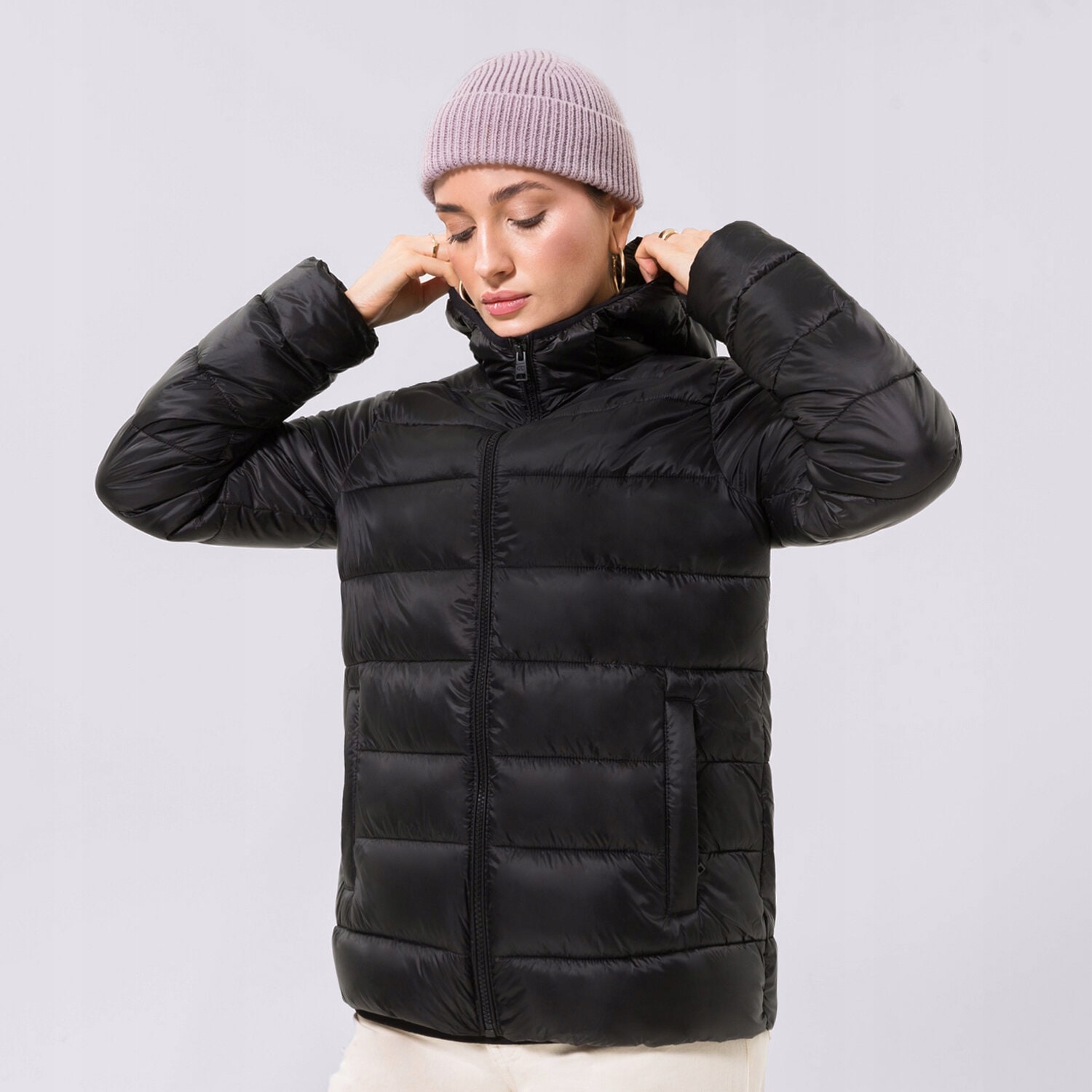Dámská Zimní Bunda S Kapucí Champion Hooded Polyfilled Jacket Xs