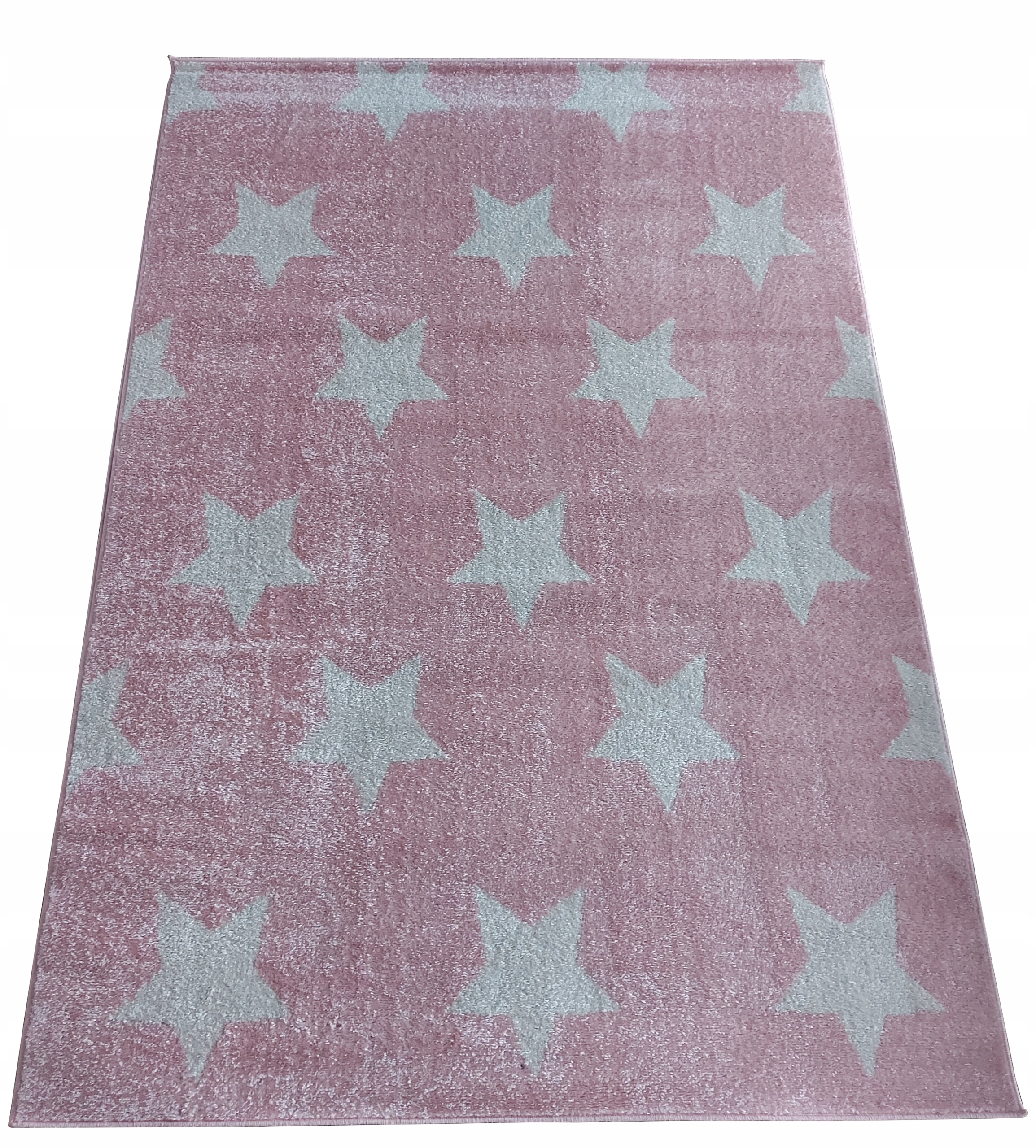 Koberec s hviezdičkami, pudrovo ružový kvalita 160/220