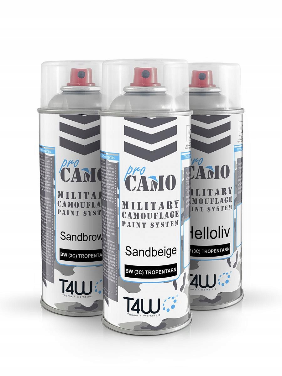 T4W Pro CAMO лак BW3 TROPENTARN MAT / 1.2 L