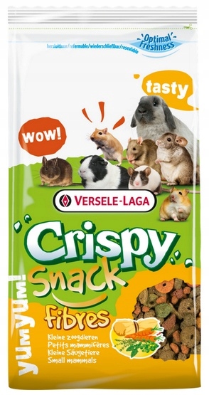 Krmivo Pro Hlodavce Králíka Crispy Snack Fibres Vláknina Versele Laga 1,75
