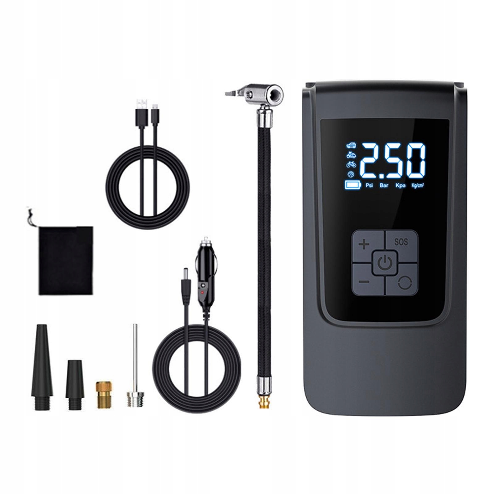 Bezprzewodowa pompka do opon z kompresorem DC USB Marka inna