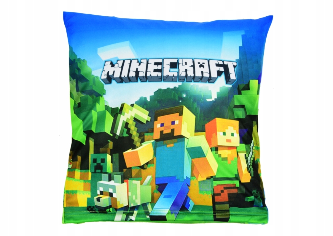 

Minecraft poduszka jasiek wymiary 40x40 wzór M1