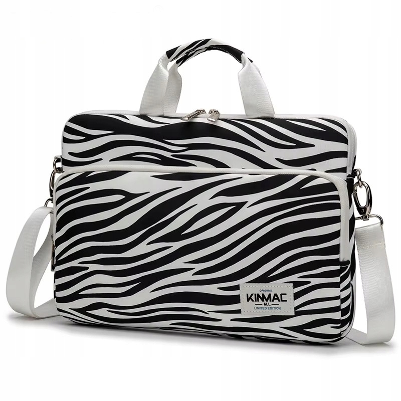 Damska Torba Kinmac na laptopa 14,1" z wzorami 06 zebra
