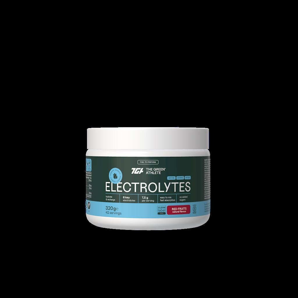 Elektrolity O Smaku Czerwonych Owoców Bezglutenowe 320 g The Green Athle