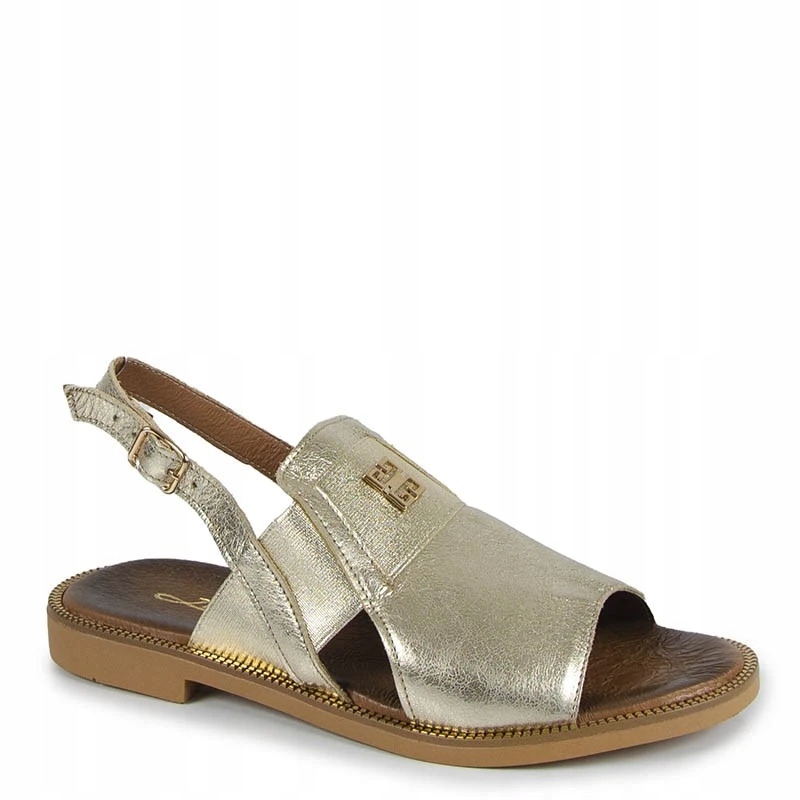 Lemar 40385 Zlaté Kožené Sandály 36