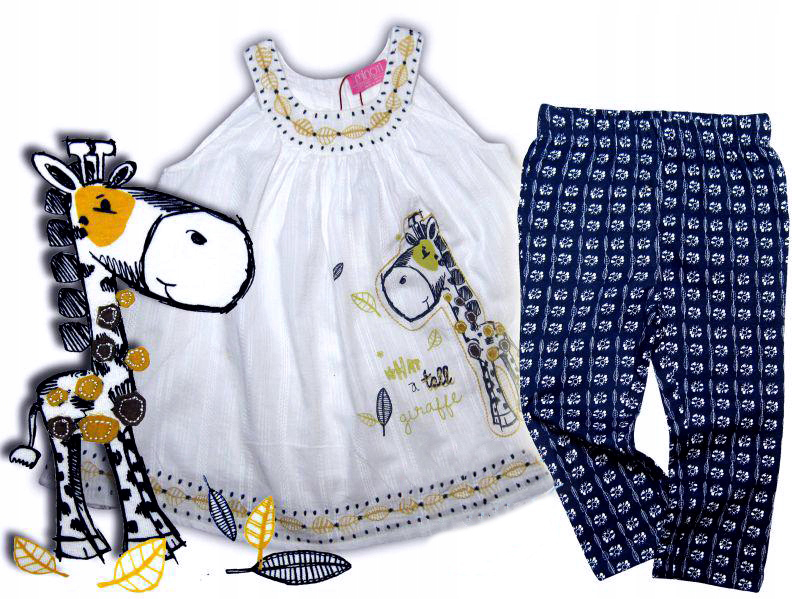 

Minoti * Cudo Komplet Tunika +legginsy Safari * 98