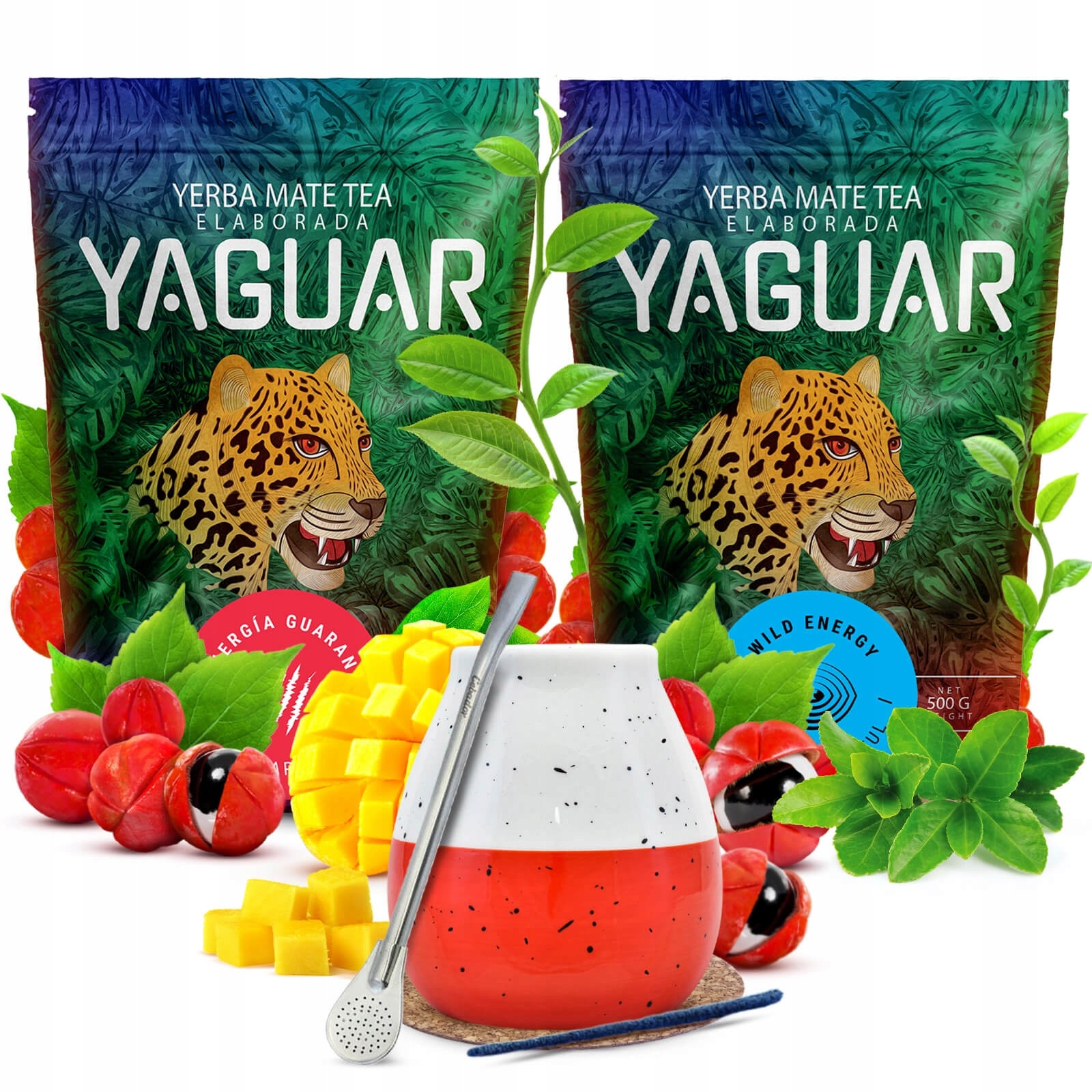 Yerba Startovací sada Mate Tykwa Bombilla 2x500g