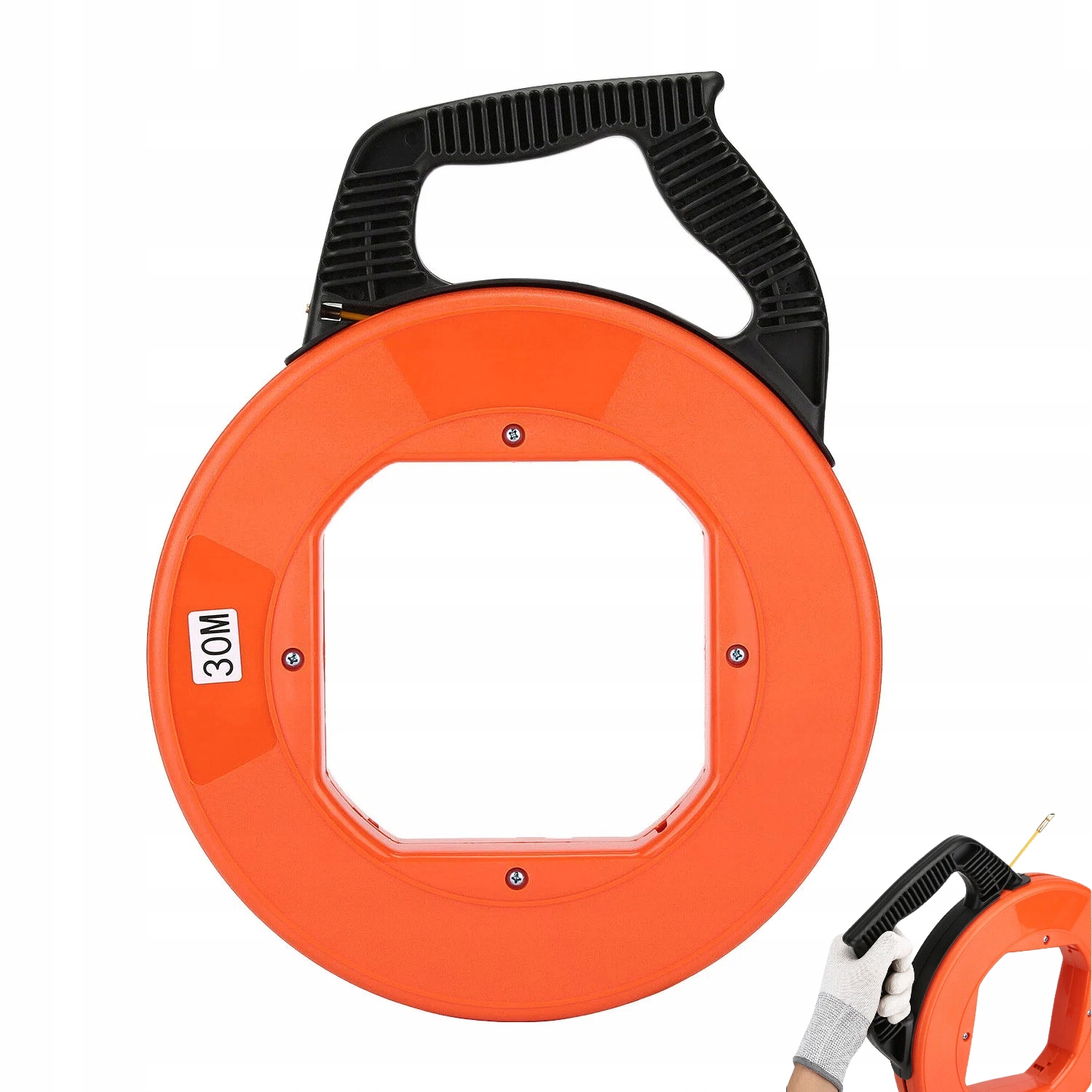 Dálkové Ovládání Lanko Pro Protahování Kabelů Ocelové Vlákno Skleněná Kazeta 30 M Lanko