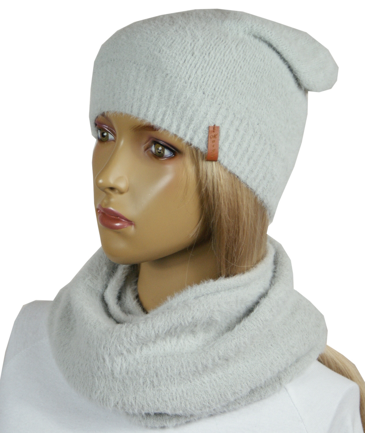 MG# ALPAKA komplet CZAPKA + KOMIN # 1 Marka Margo