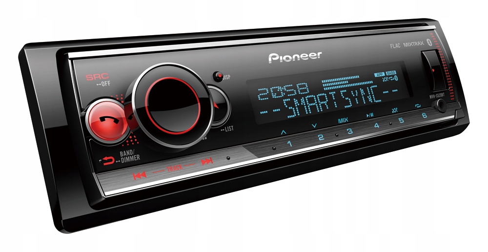 Pioneer MVH-S520BT Bluetooth autorádio Aux Usb MP3 VarioColor 4x50W