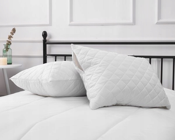 WSYP NA PODUSZKĘ 70x80 PIKOWANA POSZEWKA Z ZAMKIEM Długość 80 cm