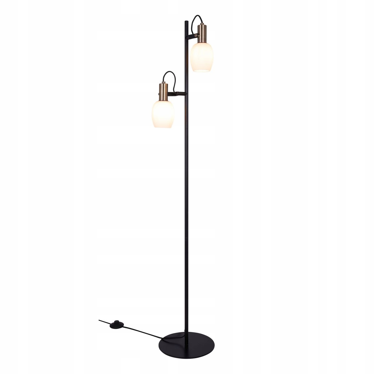 Podlahová lampa Arild 2xE14 40W Metal Čierna sklo- Nordlux