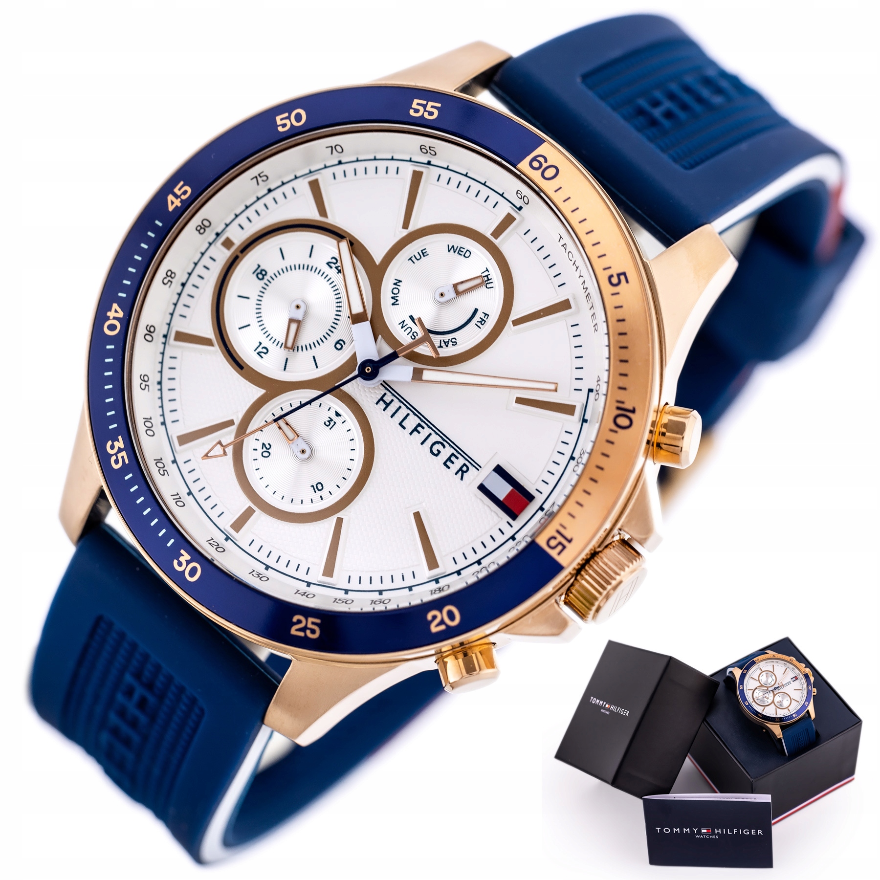 Pánské Hodinky Tommy Hilfiger Bank 1791778 Box Gravírování