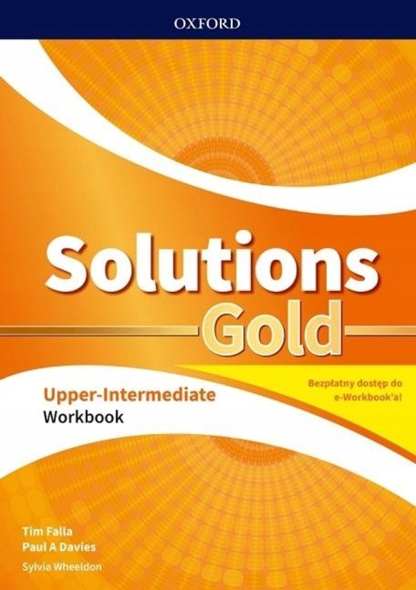 

Solutions Gold. Upper-Intermediate. Workbook