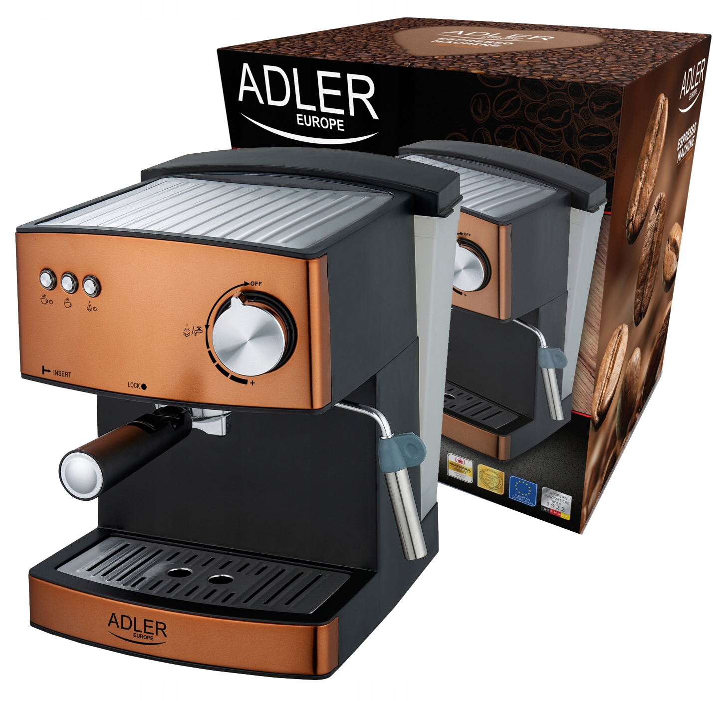 CIŚNIENIOWY EKSPRES DO KAWY 15 bar ZE SPIENIACZEM