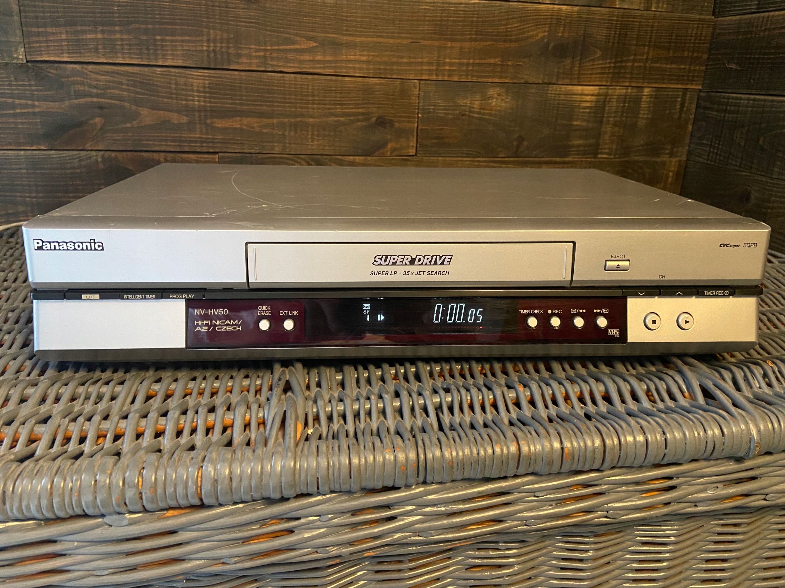 PANASONIC NV-HV50 video HI-FI STEREO magnetowid VHS SP LP + pilot PL MENU