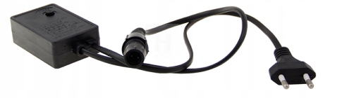 ZASILACZ DO WĘŻA ŚWIETLNEGO LED 8 FUNKCJI 3 żyłowy