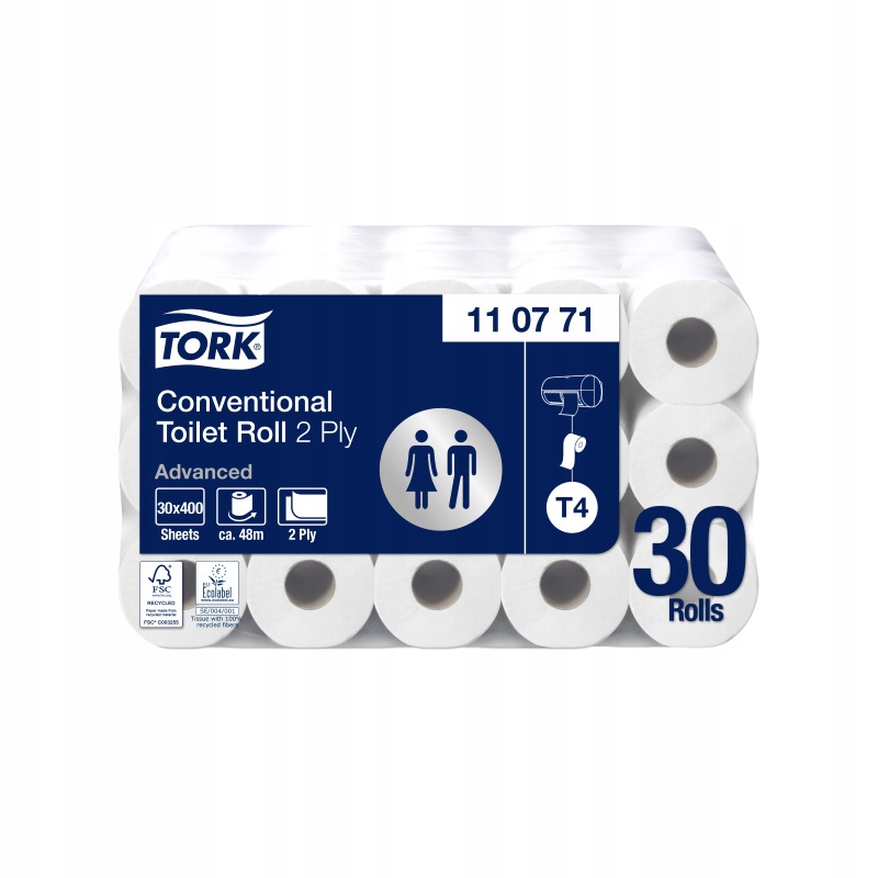

Tork 110771 Papier toaletowy w rolce 2w 30 rolek
