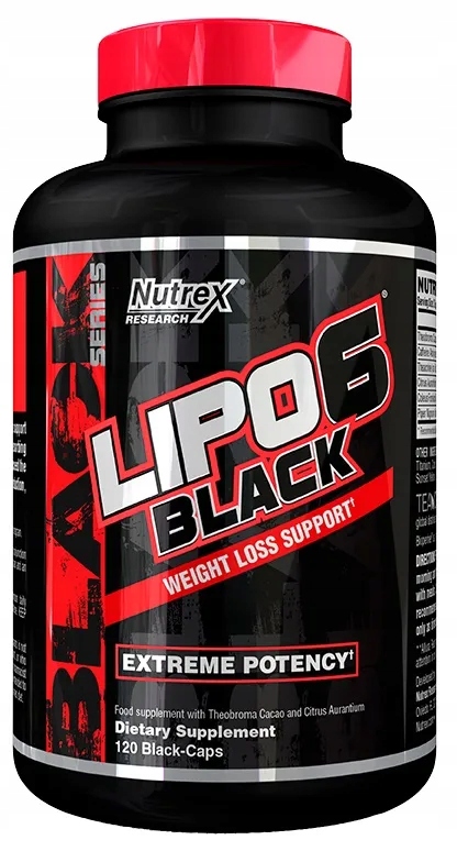 Nutrex Spalovač tuků Lipo-6 Black 120 kapslí
