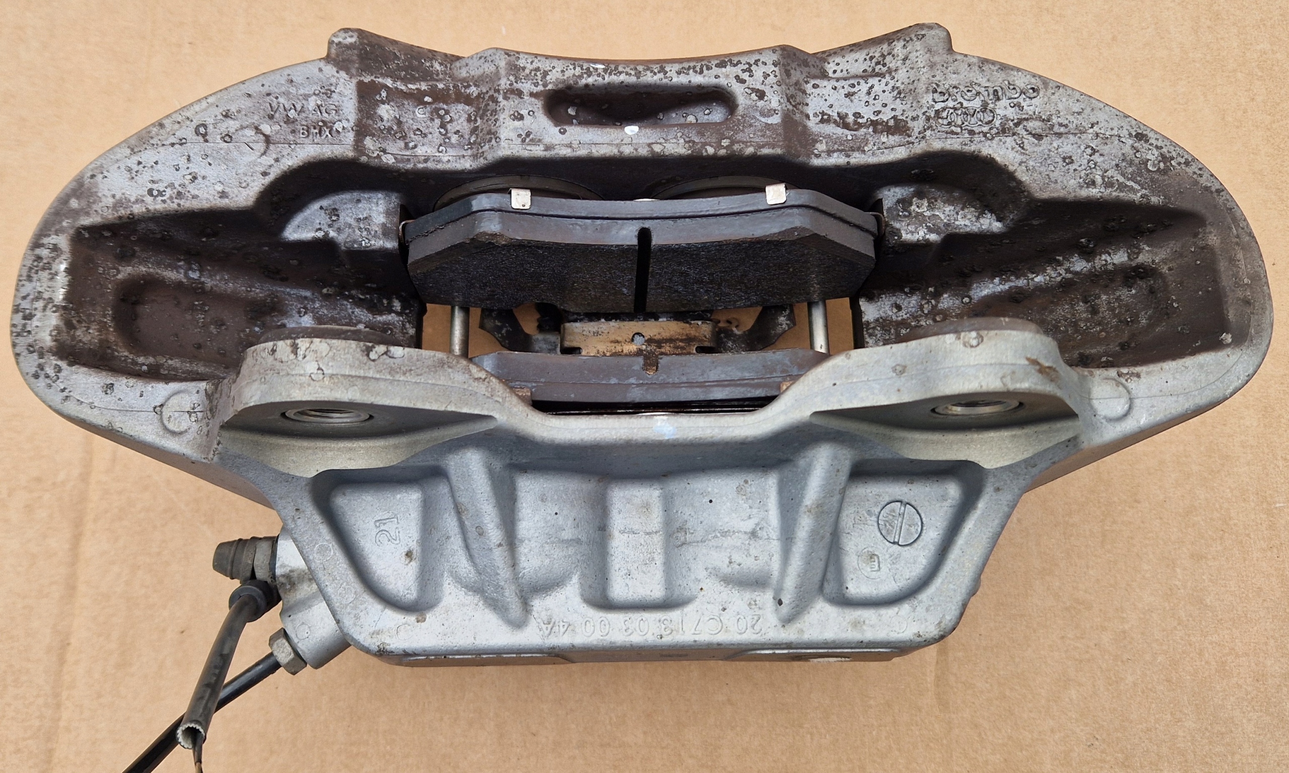 caliper front AUDI Q5 80A615105AB IDEAL complete left original