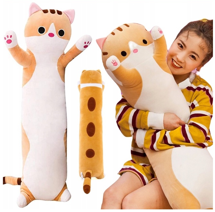 

Pluszak Maskotka Dlugi Kot Pluszaki Duzy XXL 90cm