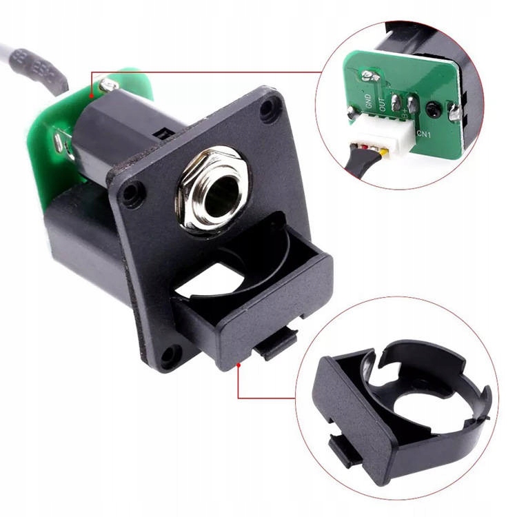 KERA AUDIO EQT-UKULELE PICKUP AKTYWNY Z TUNEREM CHROMATYCZNYM DO UKULELE Marka Kera audio