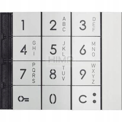 Alfanumerická plaketa modulu klávesnice Sfera