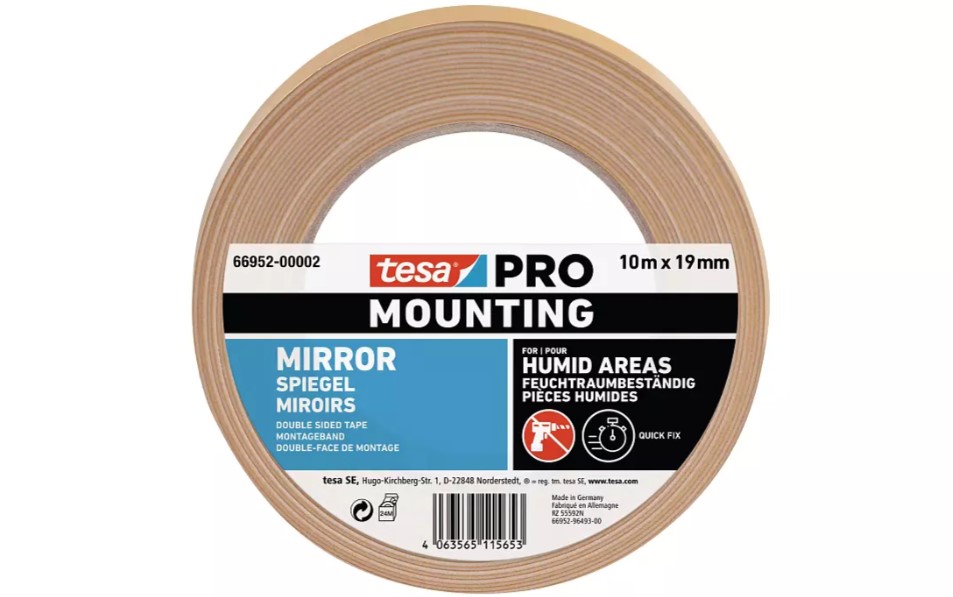 TESA 66952 TAŚMA MONTAŻOWA PRO DO LUSTER 10MX 19MM