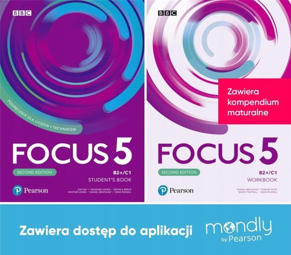 FOCUS 5 2ED SB + WB + DOSTĘP MONDLY PRACA ZBIOROWA