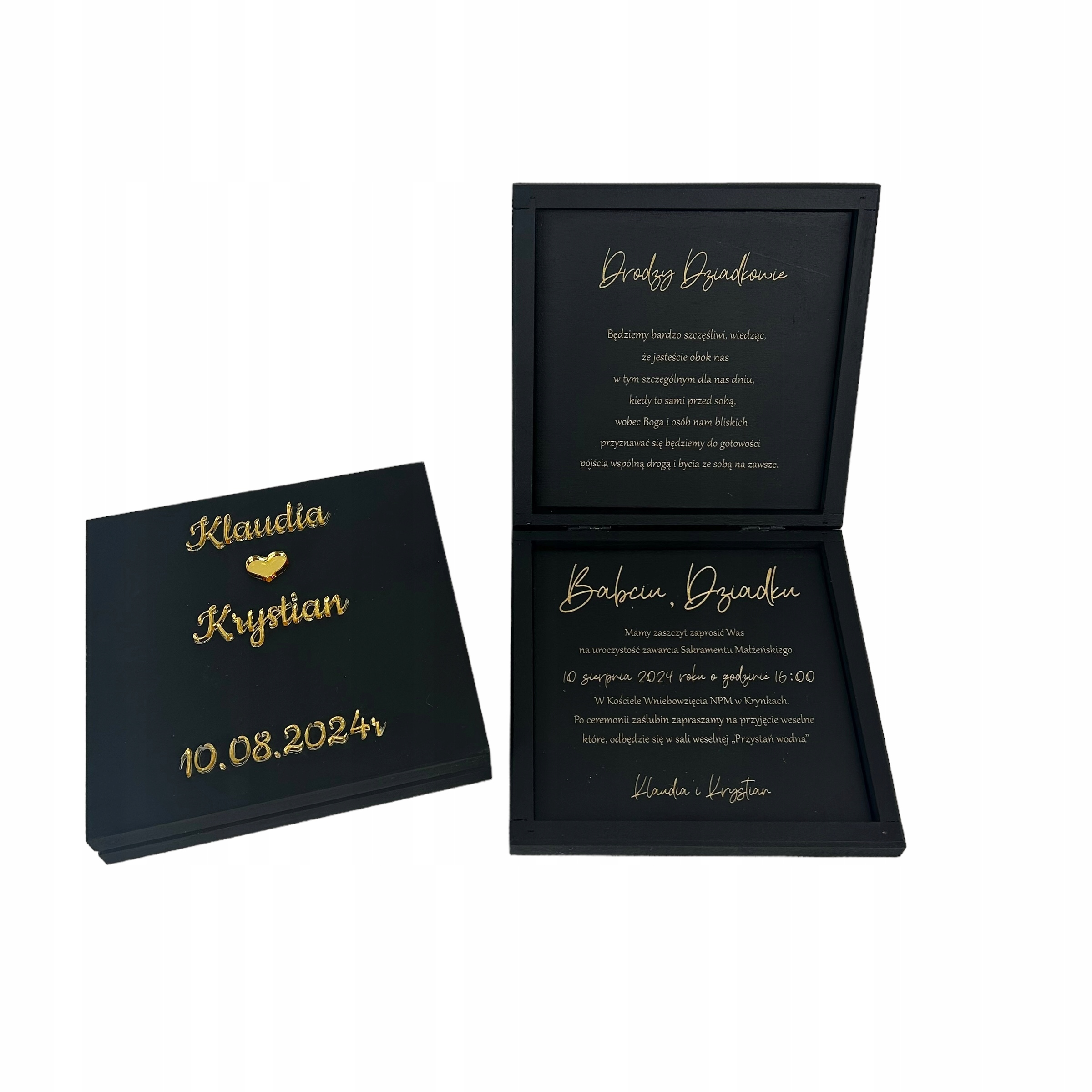 Pozvánka pro prarodiče žádost o požehnání Černé zlaté zrcadlo