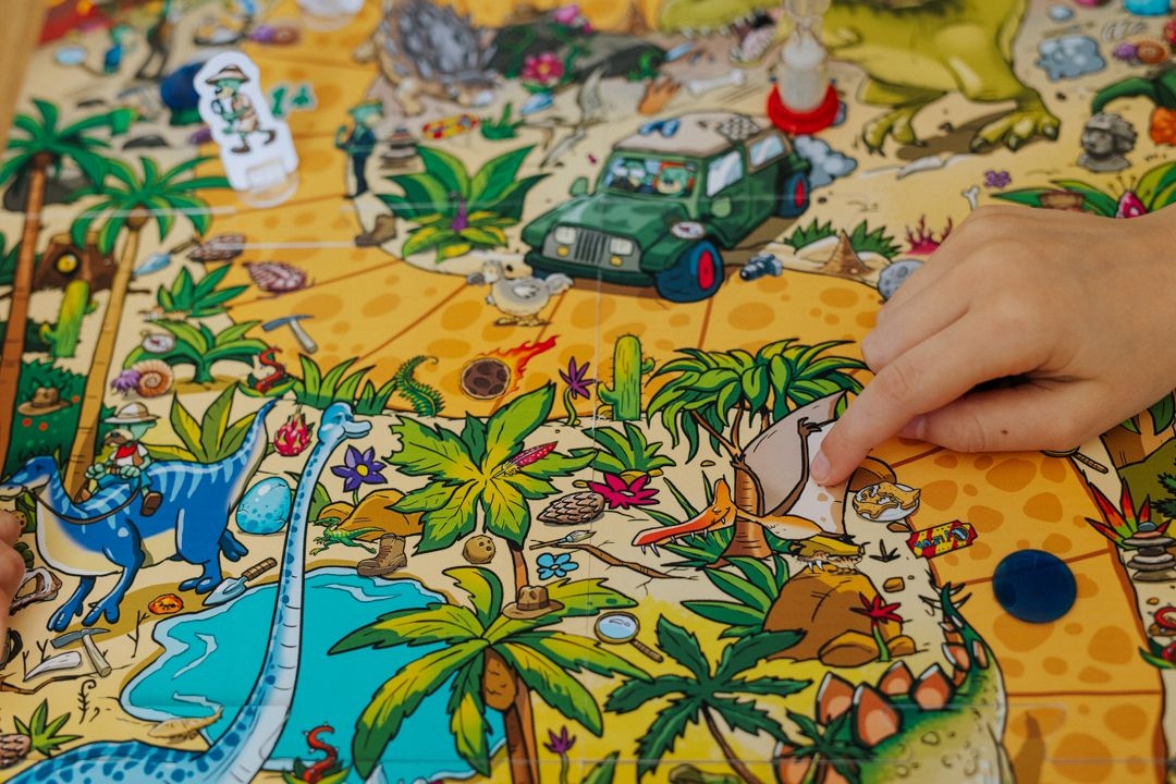 GRA RODZINNA TREFL GRA SPY GUY JUNIOR DINOZAURY