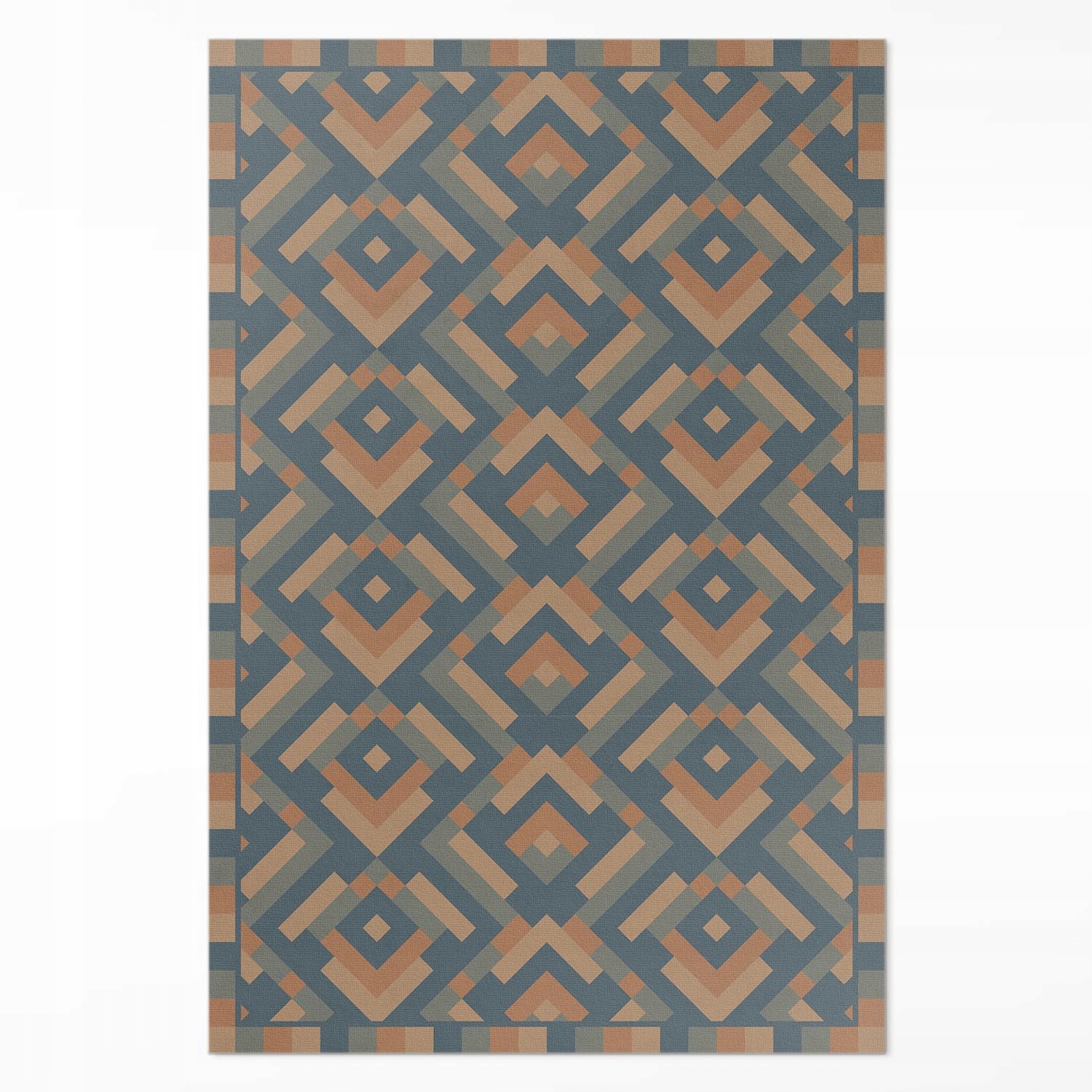 Pvc koberec do kuchyne Rozmer: 120 x 180 cm Aztécka geometria Vintage boho vzor