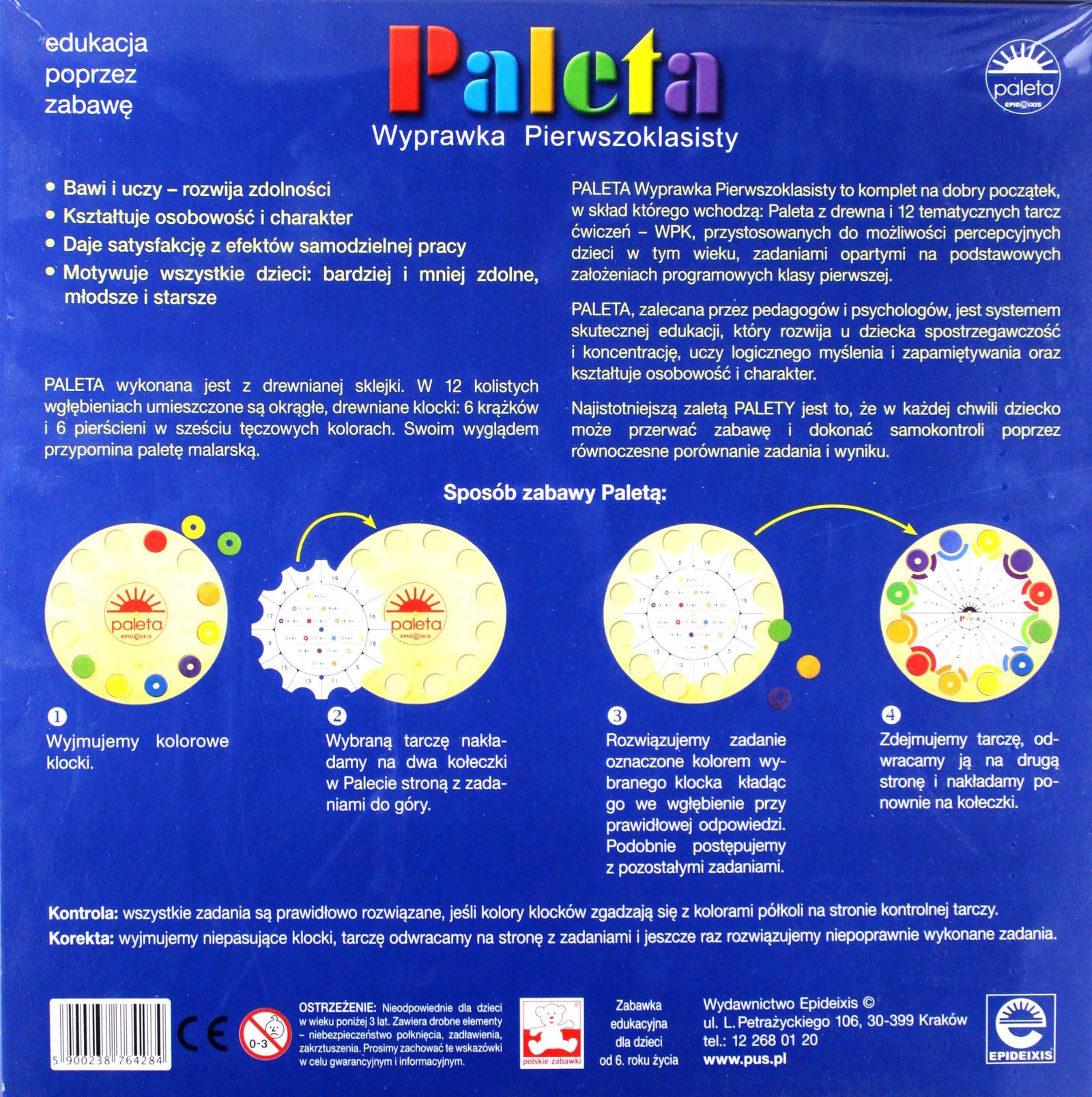 PALETA. WYPRAWKA PIERWSZOKLASISTY. - Praca Zbiorowa [KSIĄŻKA] Stan opakowania oryginalne